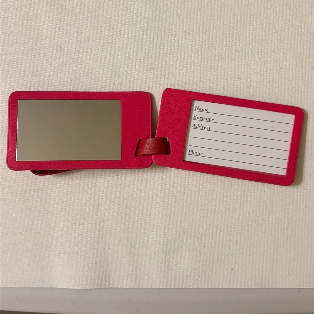 Dior Red Purse Tag/Mirror - Picture 2 of 4